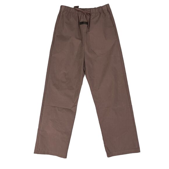 Fear of God Essentials Trouser Mens S Small Plum Straight Relaxed Cotton Blend - Picture 1 of 15